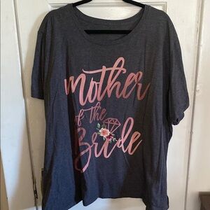 ‘Mother of the Bride' T-Shirt Size 4x/ 5x
